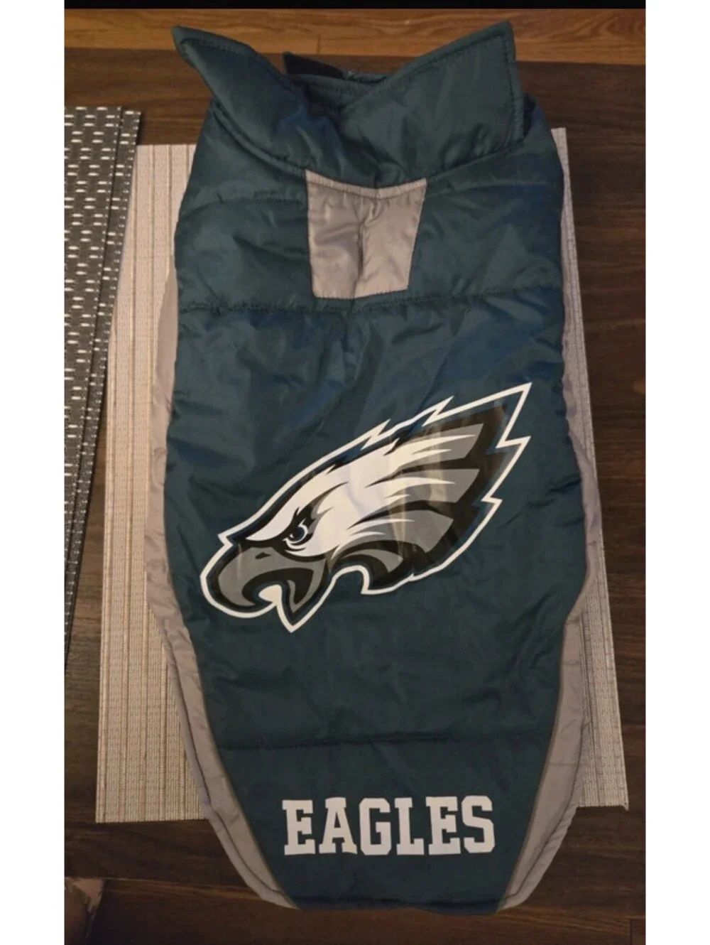 NWT Pets First NFL Philadelphia Eagles Dog/Cat Pet Puffer Warm Vest Size Large
